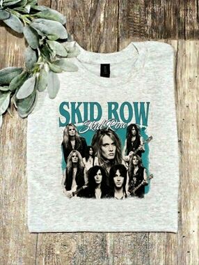 Skid Row Shirt Rock Music Popular Band Tee